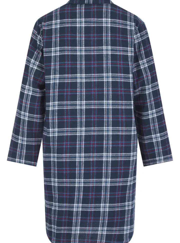 Brushed Check 42" Woven Nightshirt WR04800