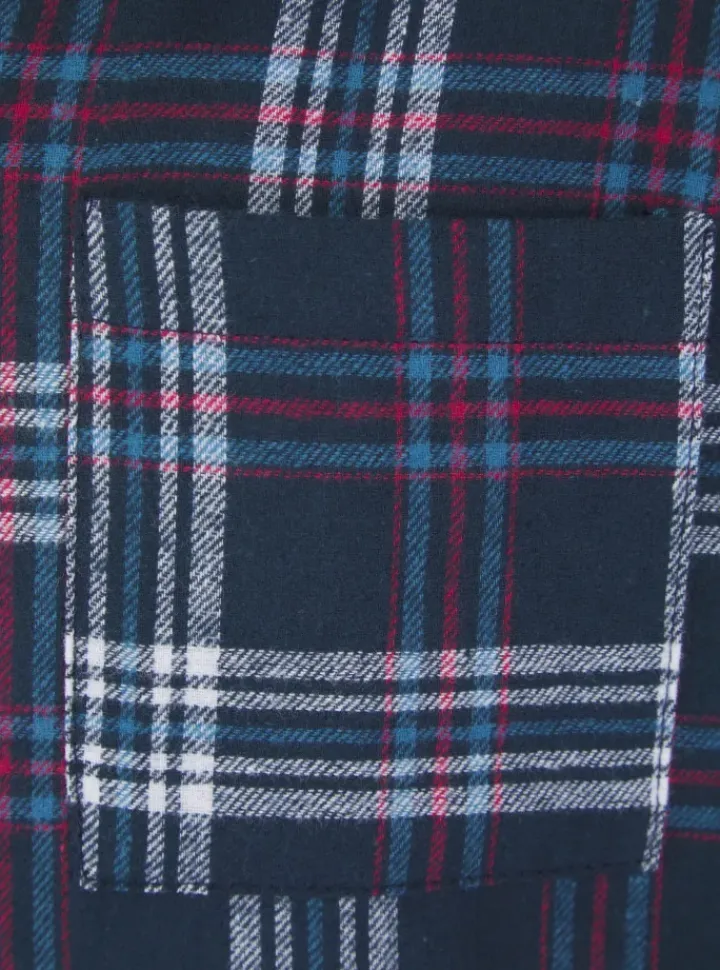 Brushed Check 42" Woven Nightshirt WR04800