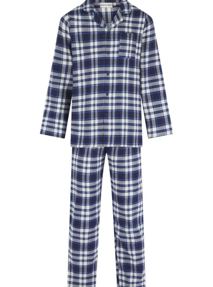 Brushed Check Print Woven Tailored Pyjama WR04811