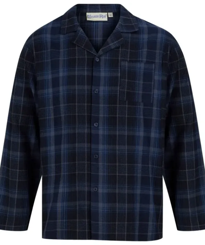 Checked Brushed Woven Tailored Pyjama Set WR88821