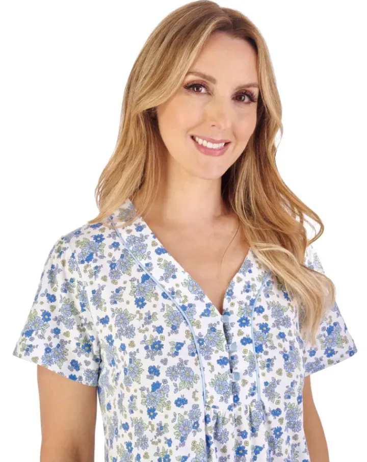 Classic Floral Print Jersey Pyjama PJ05108