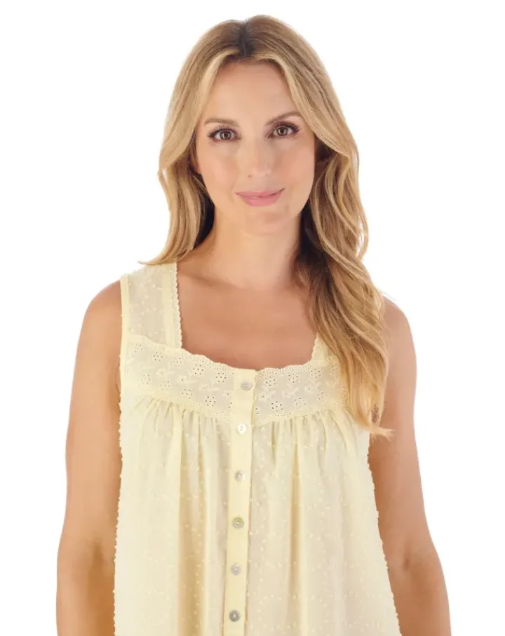 Dobby Dot 42" Woven Nightdress ND01231