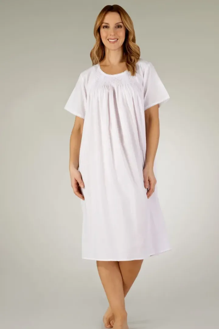 Hand Smocked 42" Woven Nightdress ND3256