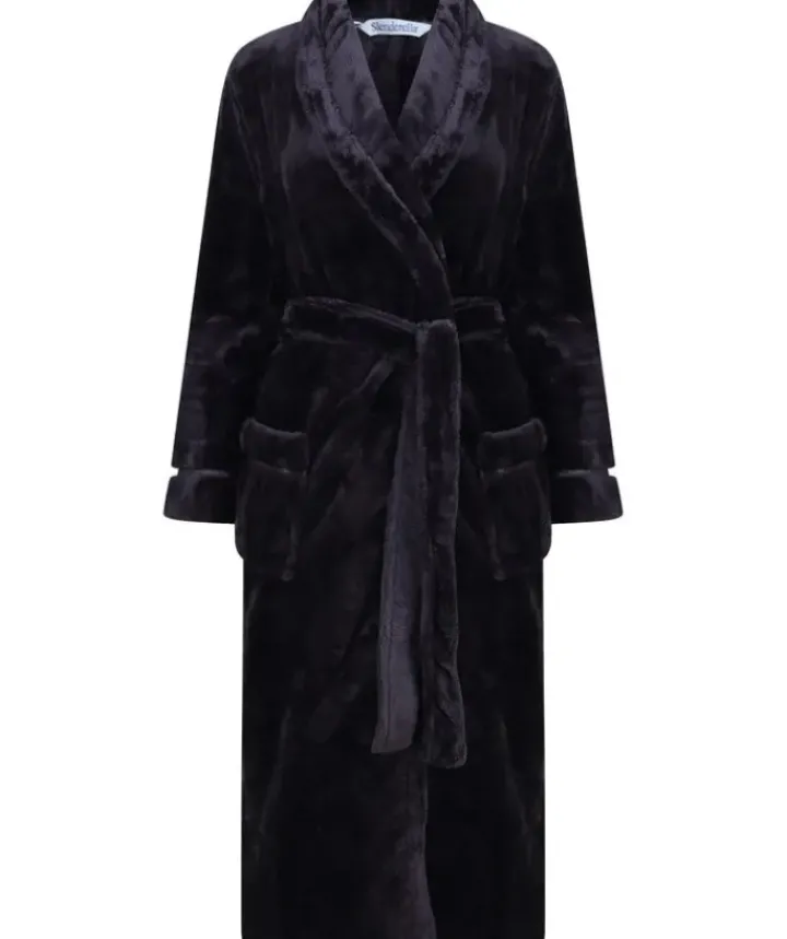 Luxury Flannel Fleece 48" Shawl Collar Wrap HC4342