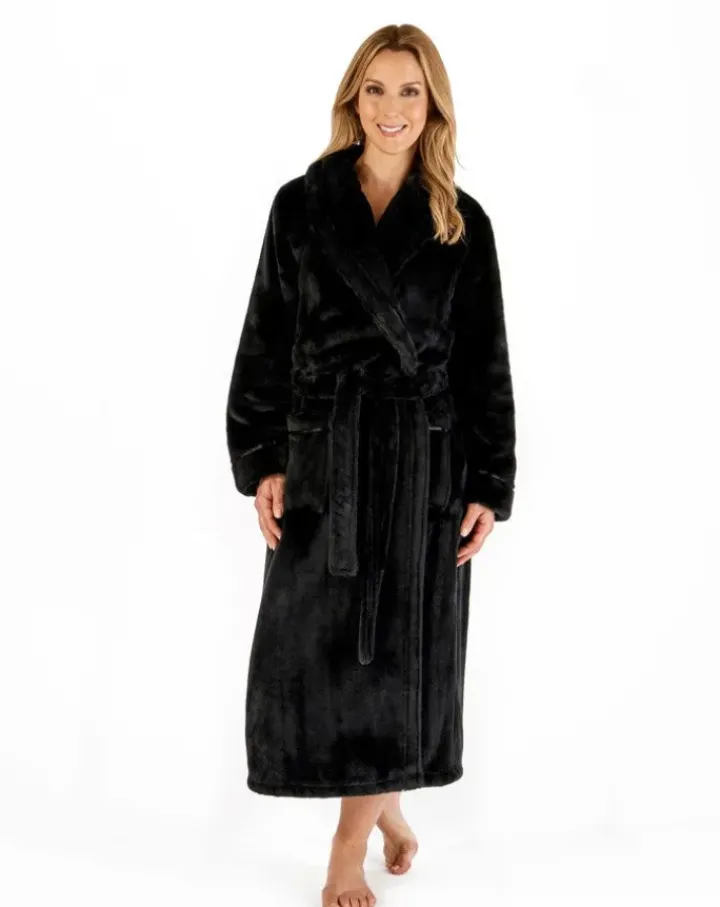 Luxury Flannel Fleece 48" Shawl Collar Wrap HC4342