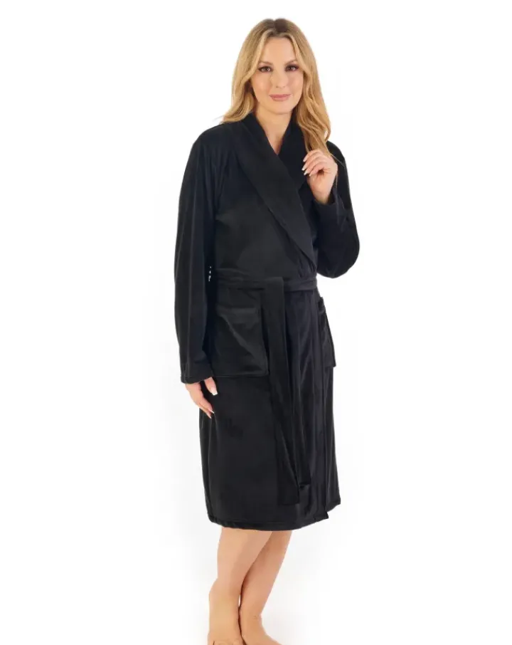 Luxury Fleece 41" Shawl Collar Wrap HC06337