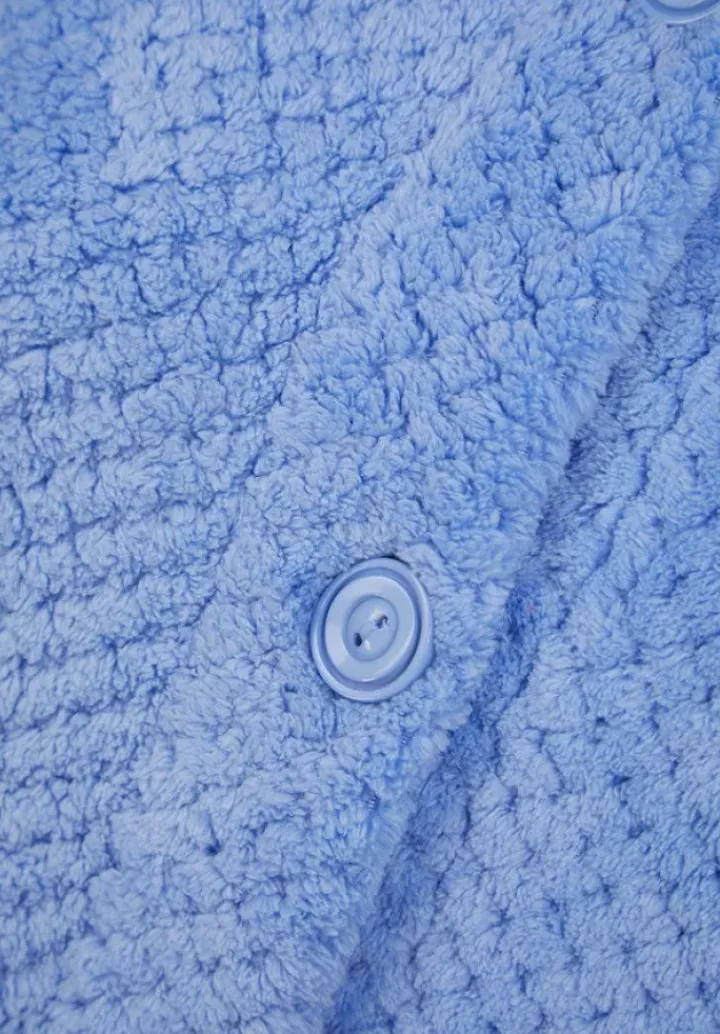 Luxury Waffle Fleece 52" Button Through Housecoat HC4328