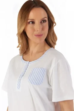 Pinstripe Seersucker Pyjama PJ55224