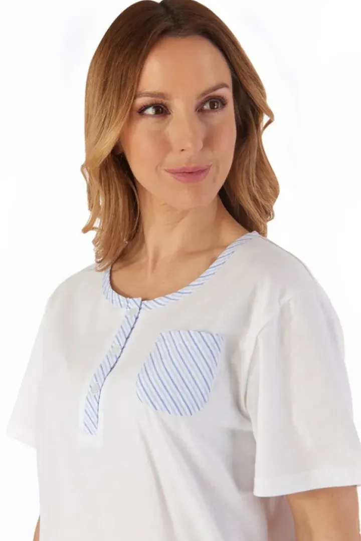 Pinstripe Seersucker Pyjama PJ55224