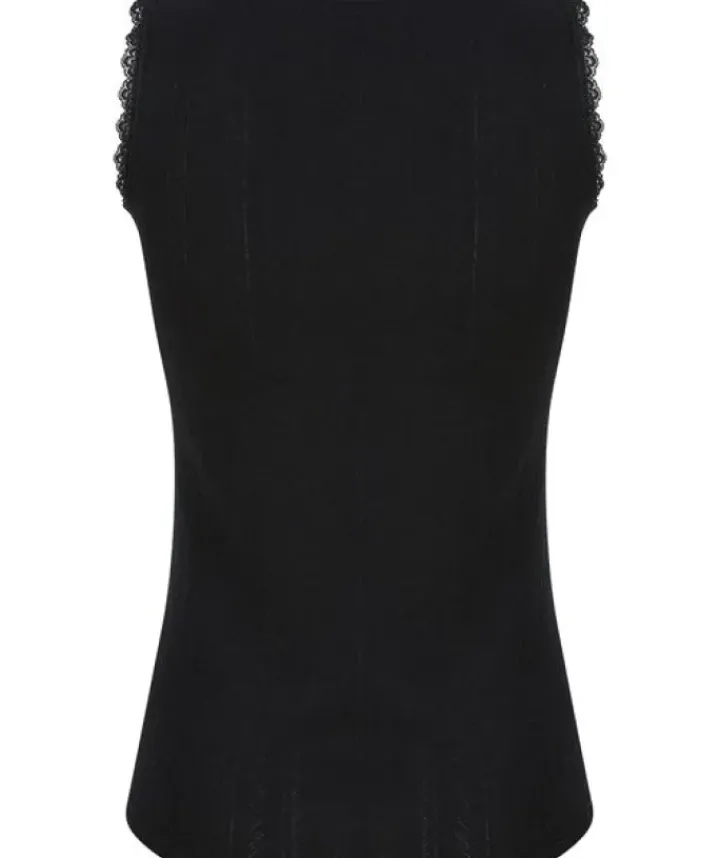 Slenderella Brushed Thermal No Sleeve Top UW401