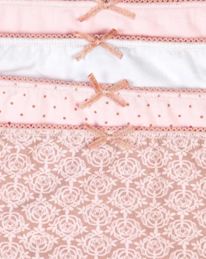 Slenders Cotton Pattern Midi Brief BF84