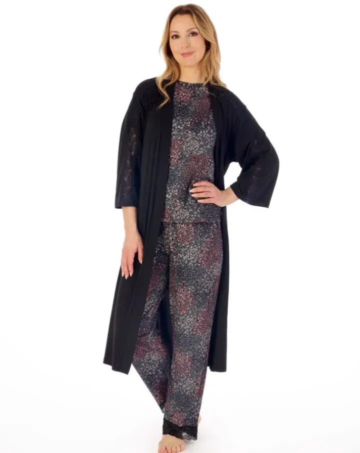 Super-Soft Multi Print 42" Kimono Wrap GL02704